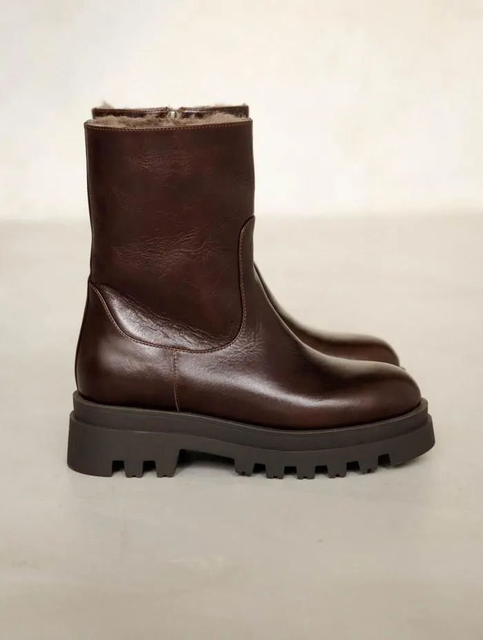 Women Ankle Boots Bobbies Molly Irish Coffee