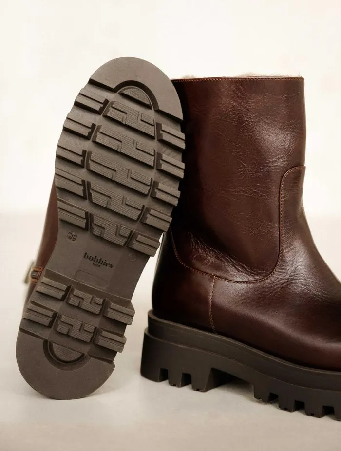 Women Ankle Boots Bobbies Molly Irish Coffee