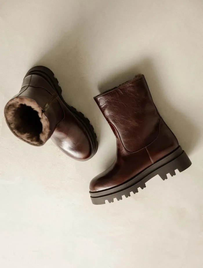 Women Ankle Boots Bobbies Molly Irish Coffee