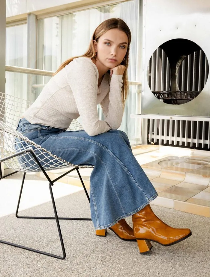 Women Ankle Boots Bobbies Scarlett Mustard Women Ankle Boots Bobbies Scarlett Mustard