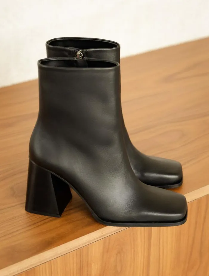 Women Ankle Boots Bobbies Wilma Passion Black