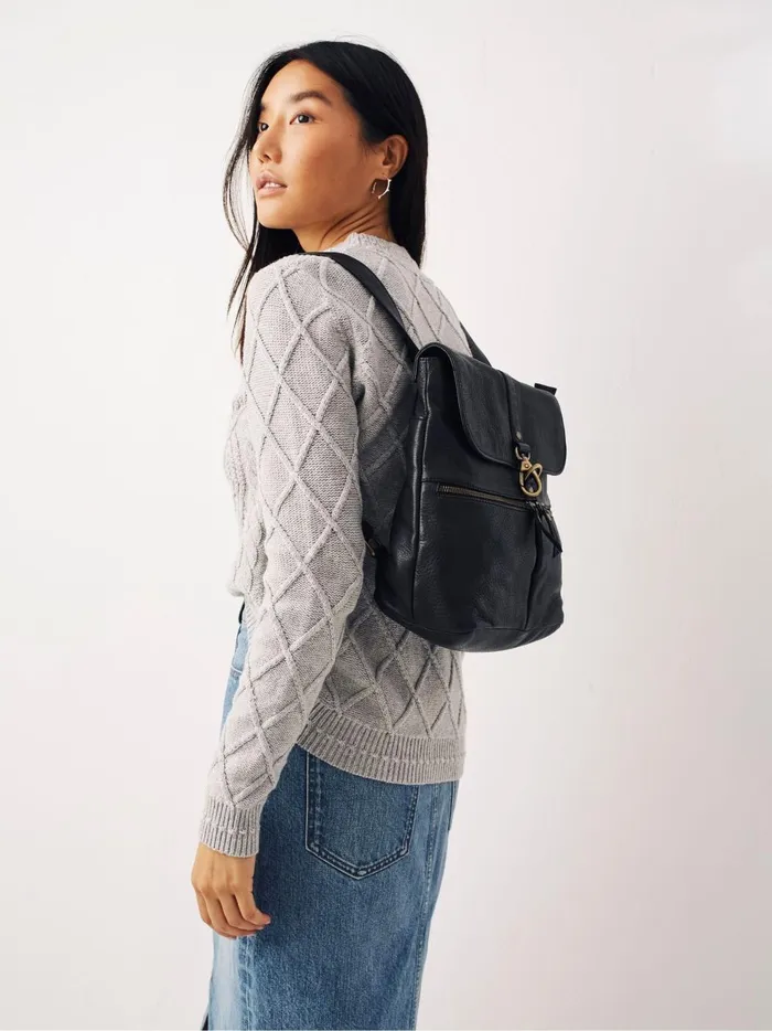 Women Bags and Purses Fat Face Black Multifunctional Pia Bag