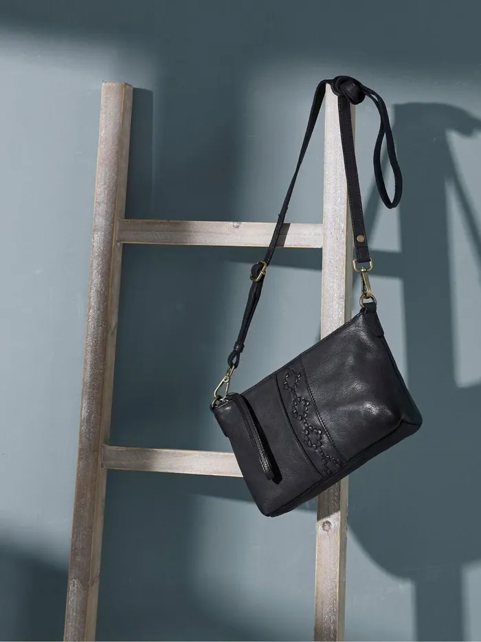 Women Bags and Purses Fat Face Eve Black Crossbody Bag