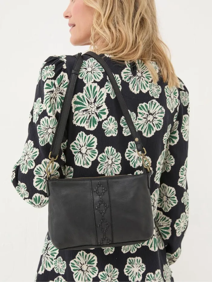 Women Bags and Purses Fat Face Eve Black Crossbody Bag