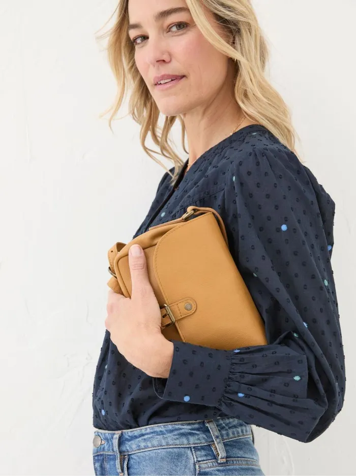 Women Bags and Purses Fat Face Pixie Yellow CrossBody Bag