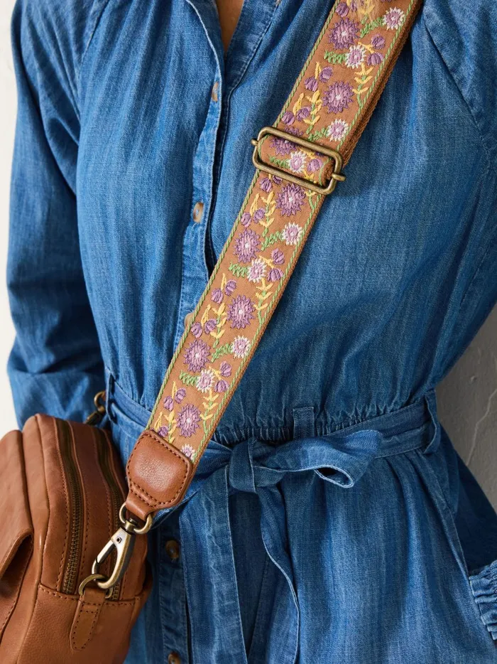 Women Bags and Purses Fat Face Tan Brown Oslo Camera Bag With Ornate Strap Women Bags and Purses Fat Face Tan Brown Oslo Camera Bag With Ornate Strap