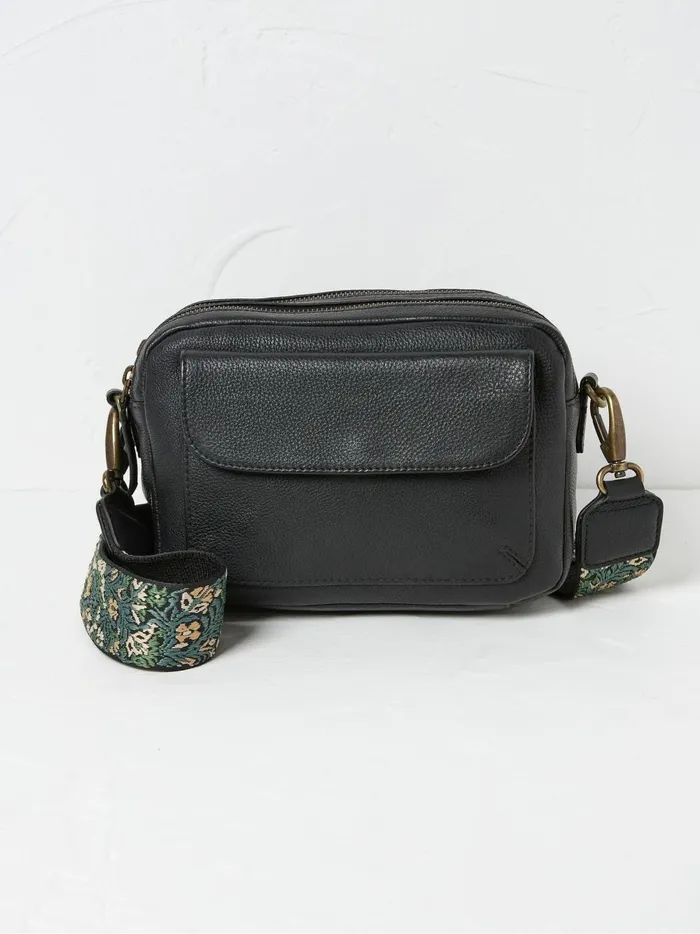 Women Bags and Purses Fat Face The Oslo Black Camera Bag