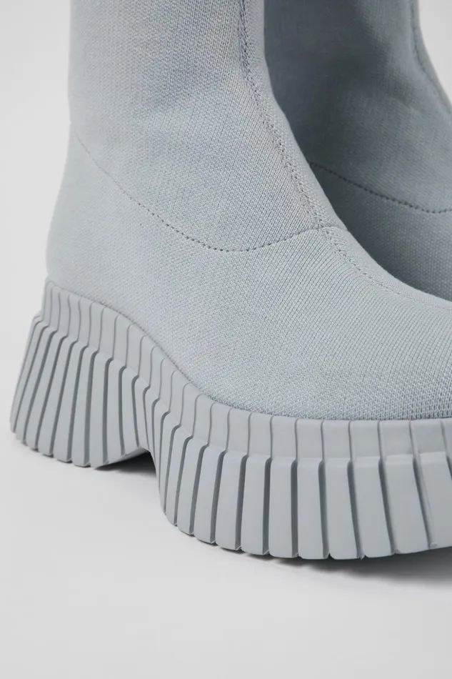 Women BCN Gray Textile Bootie Camper Boots