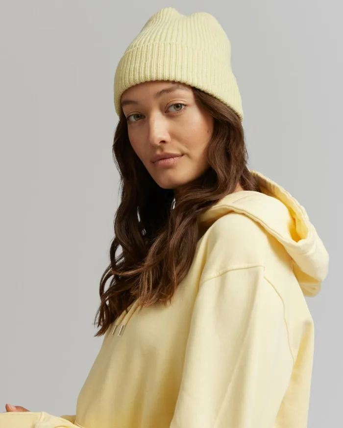 Women Beanies Colorful Standard Merino Wool Beanie Hunter Green