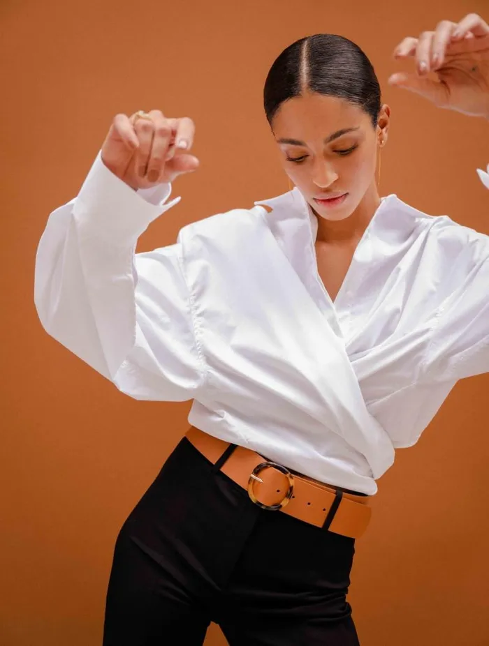 Women Belts Bobbies Anafi Amber Camel