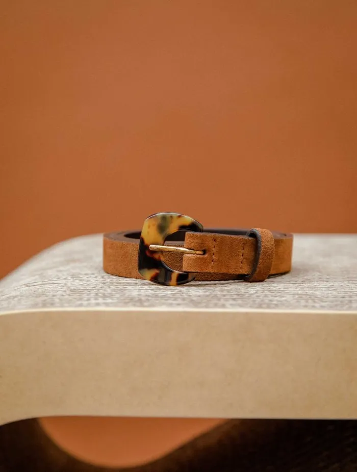 Women Belts Bobbies Mogliano Camel