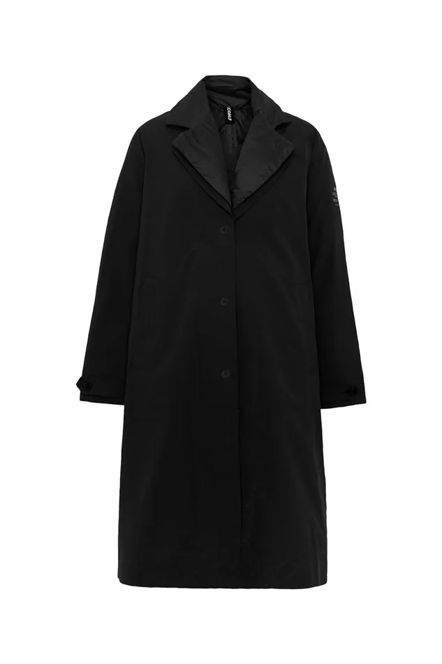 Women Black Albert Coat Ecoalf Coats And Jackets