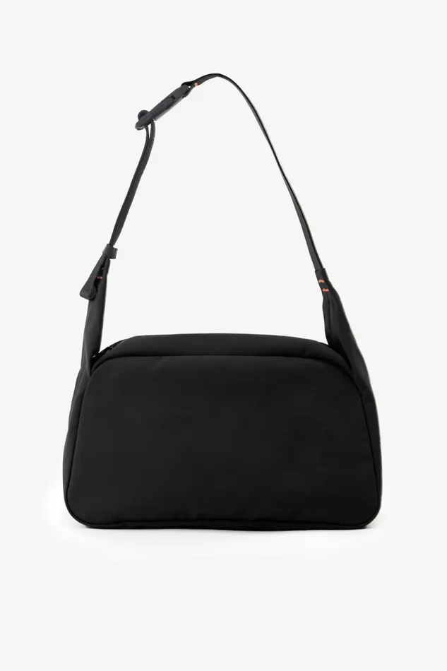 Women Black Bonded Hobo Bag Ecoalf Handbags