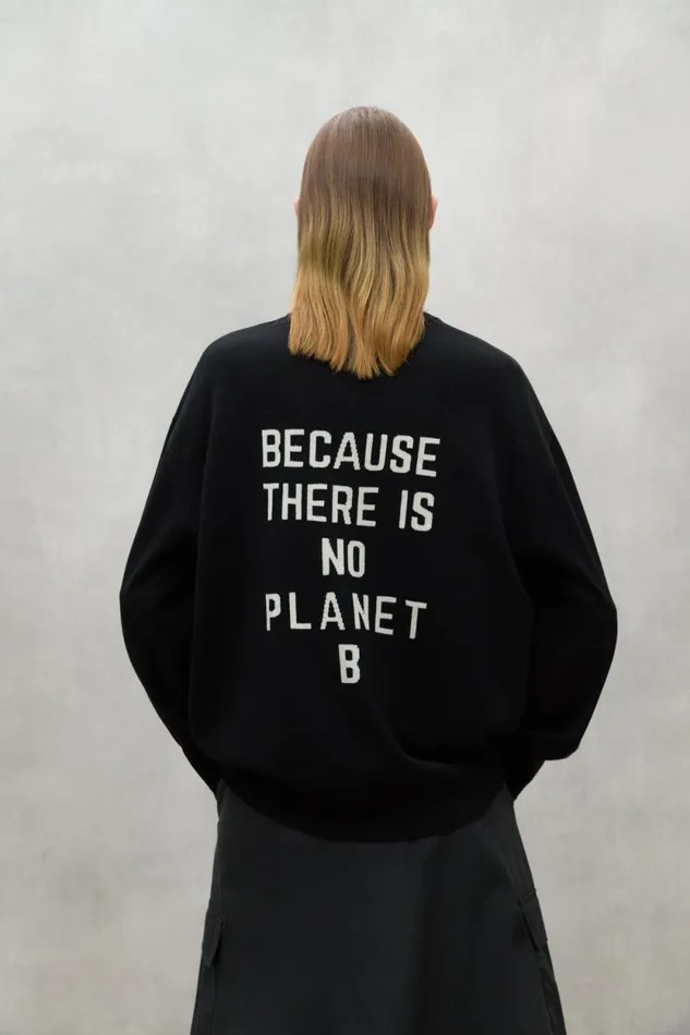 Women Black Tuya Sweater Ecoalf Knitwear