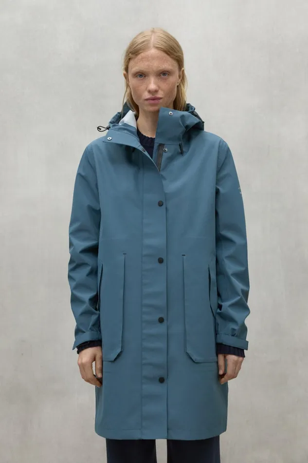 Women Blue Venue Jacket Ecoalf Coats And Jackets