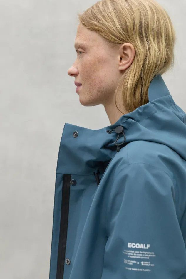 Women Blue Venue Jacket Ecoalf Coats And Jackets