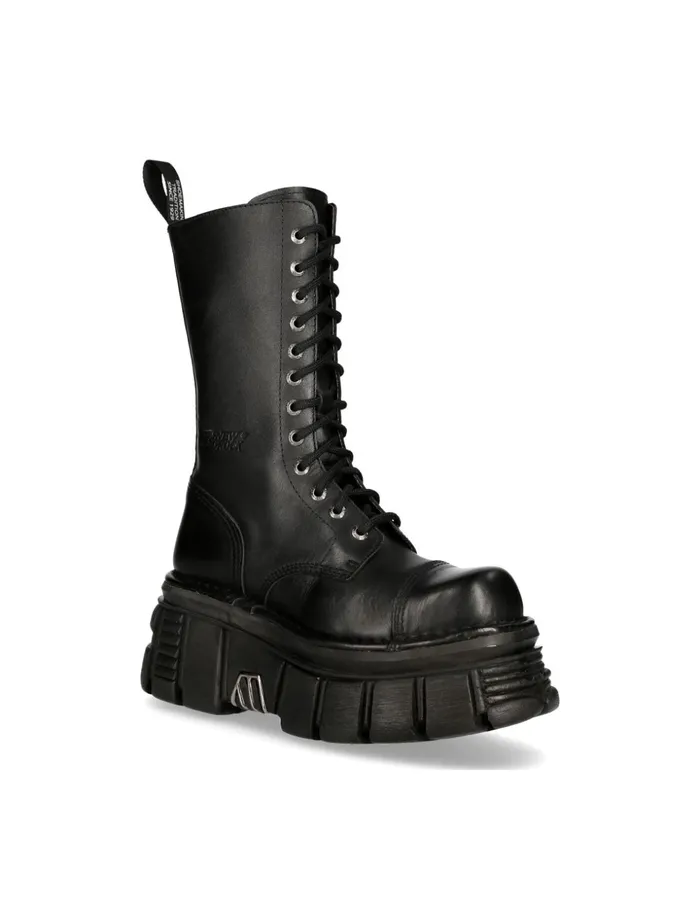 Women Boot Tower MMili211C8 New Rock Military Women Boot Tower MMili211C8 New Rock Military