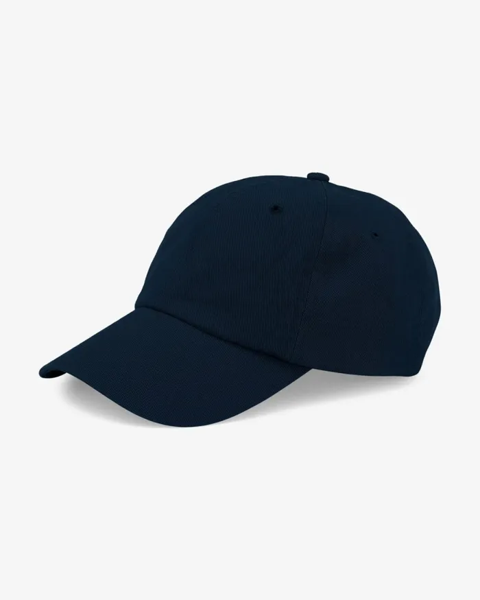 Women Caps Colorful Standard Organic Cotton Cap Navy Blue