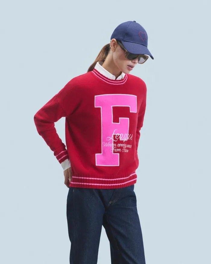 Women Cashmere Sweaters From Future Crewneck Sweater F Dark Red