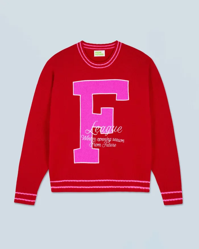 Women Cashmere Sweaters From Future Crewneck Sweater F Dark Red