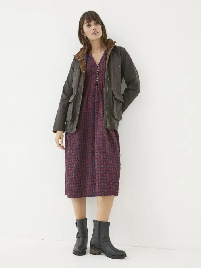 Women Coats and Jackets Fat Face Brown Sussex Heritage Coat