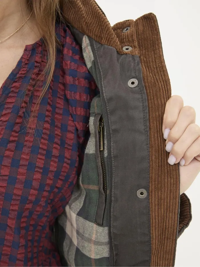 Women Coats and Jackets Fat Face Brown Sussex Heritage Coat