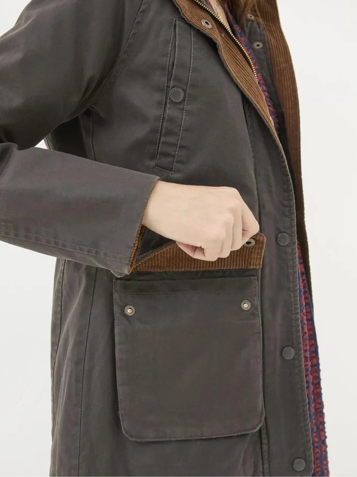 Women Coats and Jackets Fat Face Brown Sussex Heritage Coat