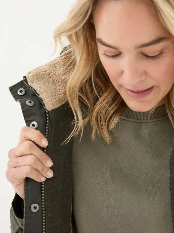 Women Coats and Jackets Fat Face Green Suffolk Heritage Coat