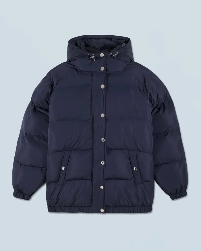 Women Coats and Jackets From Future Outerwear MidLength Down Jacket Navy