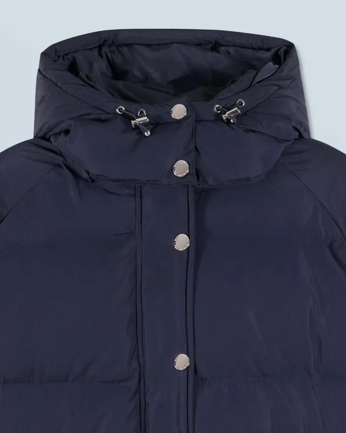Women Coats and Jackets From Future Outerwear MidLength Down Jacket Navy