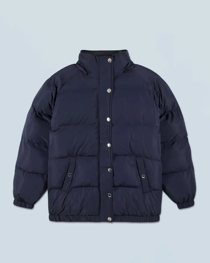 Women Coats and Jackets From Future Outerwear MidLength Down Jacket Navy