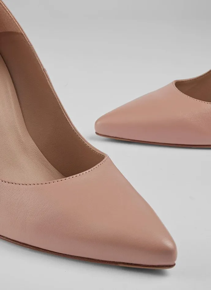 Women Court Shoes LKBennett Fern Rose Pink Leather Pointed Toe Courts Pink Women Court Shoes LKBennett Fern Rose Pink Leather Pointed Toe Courts Pink