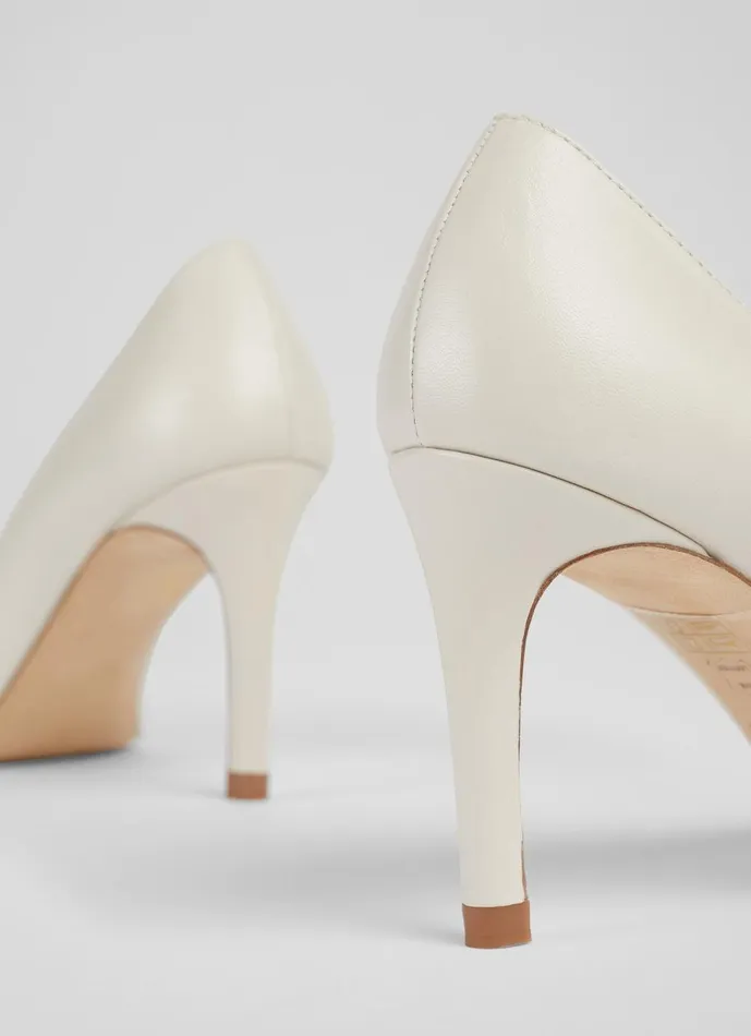 Women Court Shoes LKBennett Floret Nude 1 Leather Pointed Toe Courts Cream Women Court Shoes LKBennett Floret Nude 1 Leather Pointed Toe Courts Cream