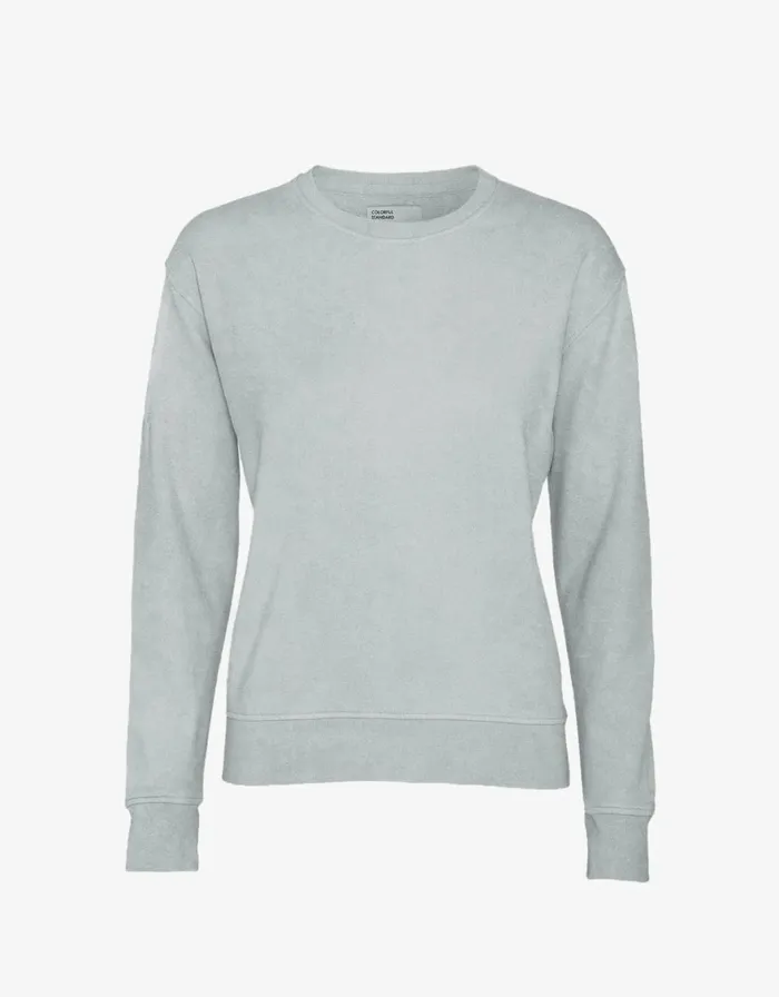 Women Crewneck Sweatshirts Colorful Standard Women Classic Organic Crew Faded Grey