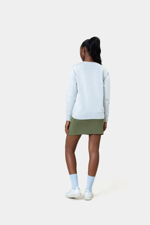 Women Crewneck Sweatshirts Colorful Standard Women Classic Organic Crew Faded Grey
