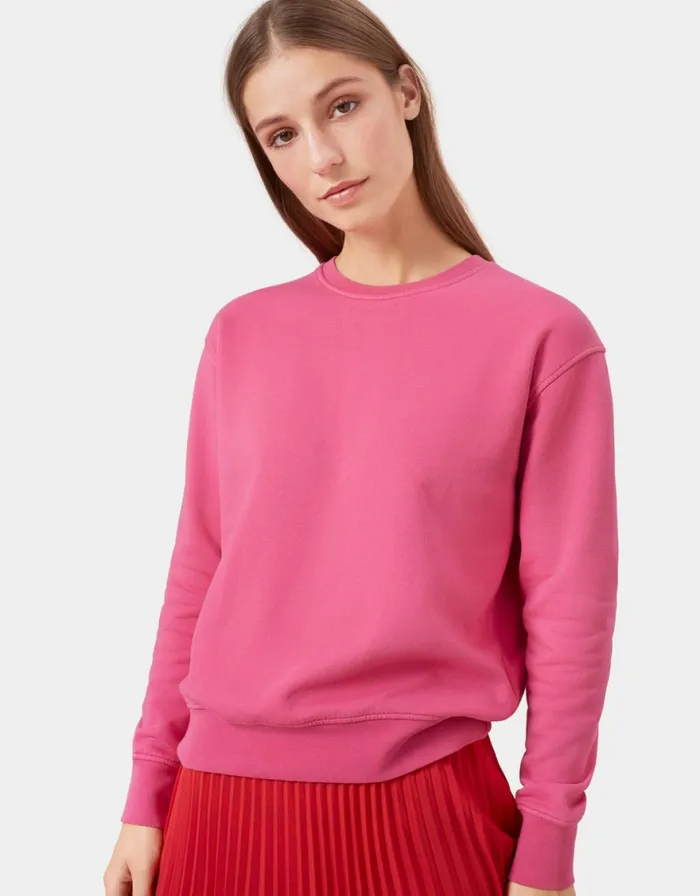 Women Crewneck Sweatshirts Colorful Standard Women Classic Organic Crew Polar Blue