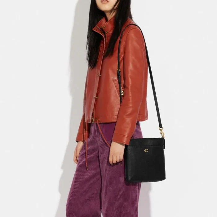 Women Crossbody Bags Coach Kitt Messenger Crossbody Brassblack
