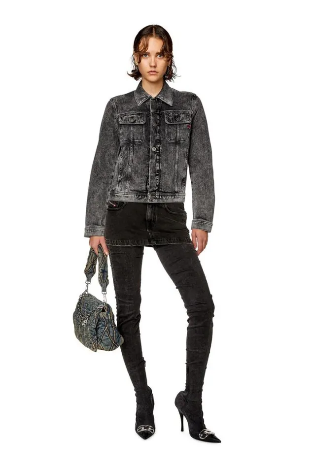 Women DeBonny Dark Grey Diesel Outerwear And Jackets