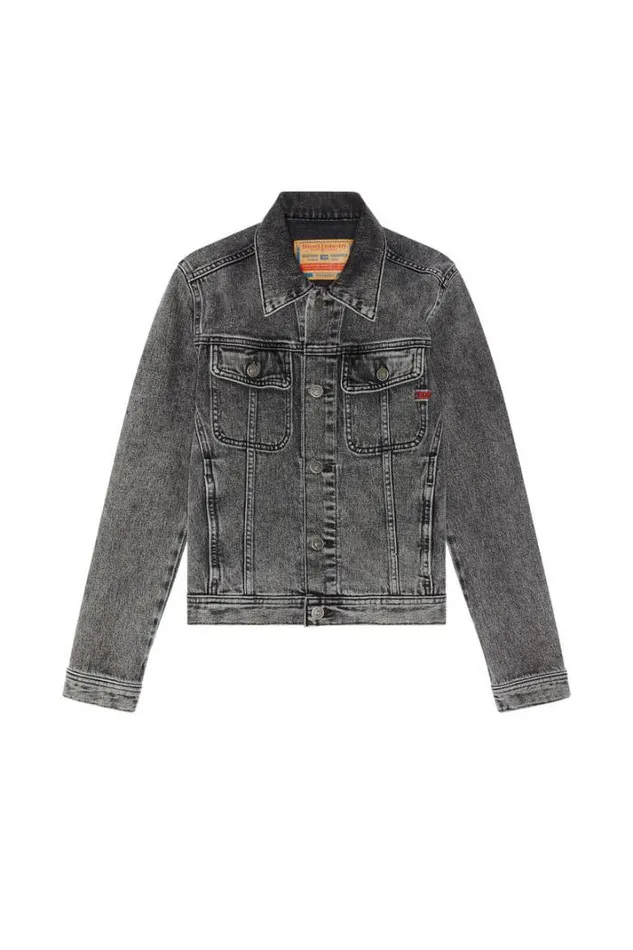 Women DeBonny Dark Grey Diesel Outerwear And Jackets Women DeBonny Dark Grey Diesel Outerwear And Jackets