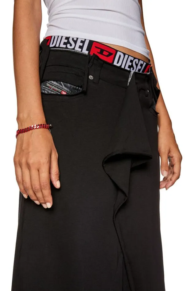 Women DePagoS2 Black Diesel Skirts Women DePagoS2 Black Diesel Skirts