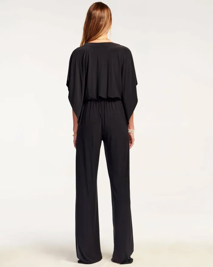 Women Deborah VNeck Jumpsuit Black Ramy Brook Dresses Women Deborah VNeck Jumpsuit Black Ramy Brook Dresses
