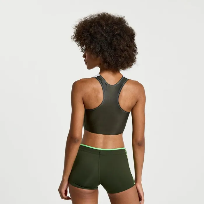 Women Elite Crop Top Umbra Saucony Tops