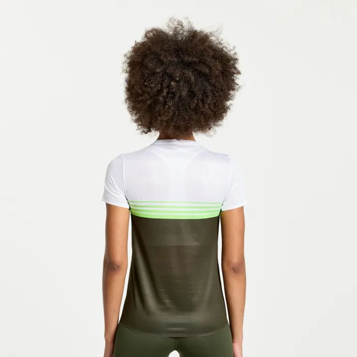 Women Elite Short Sleeve Umbra Saucony Tops