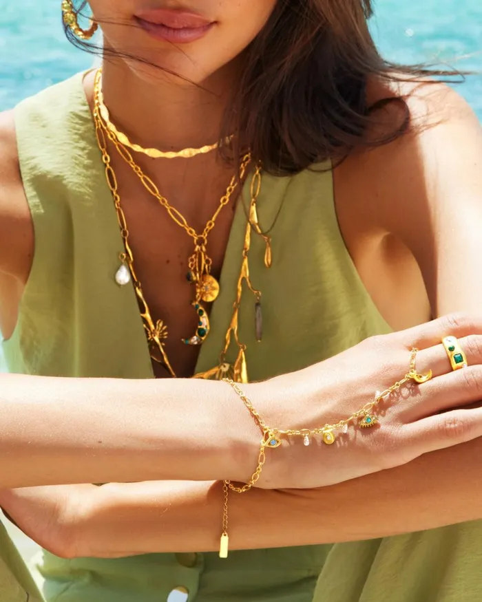 Women Emory Hand Chain Gold Ramy Brook Jewelry