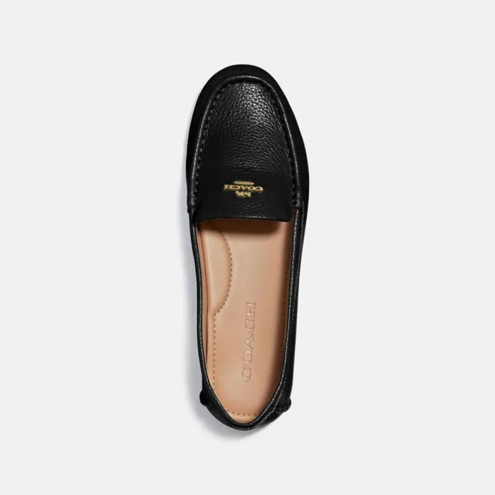 Women Flats and Loafers Coach Marley Driver Black