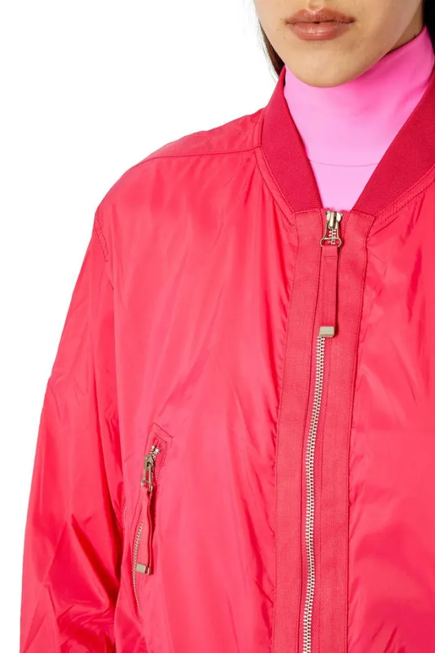 Women GNoak Hot Pink Diesel Outerwear And Jackets
