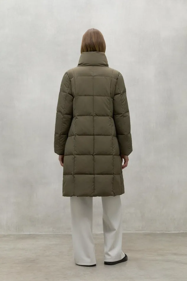 Women Green Galana Coat Ecoalf Coats And Jackets