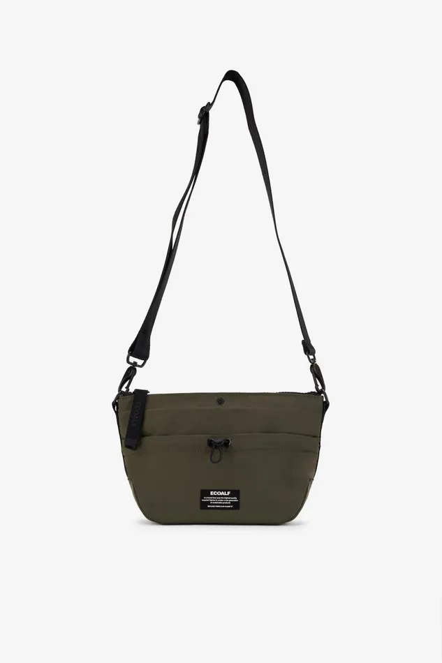 Women Green Pepita Shoulder Bag Ecoalf Handbags