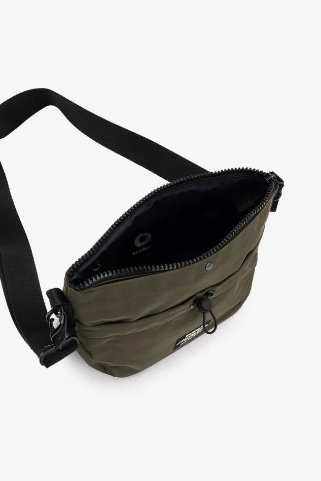 Women Green Pepita Shoulder Bag Ecoalf Handbags