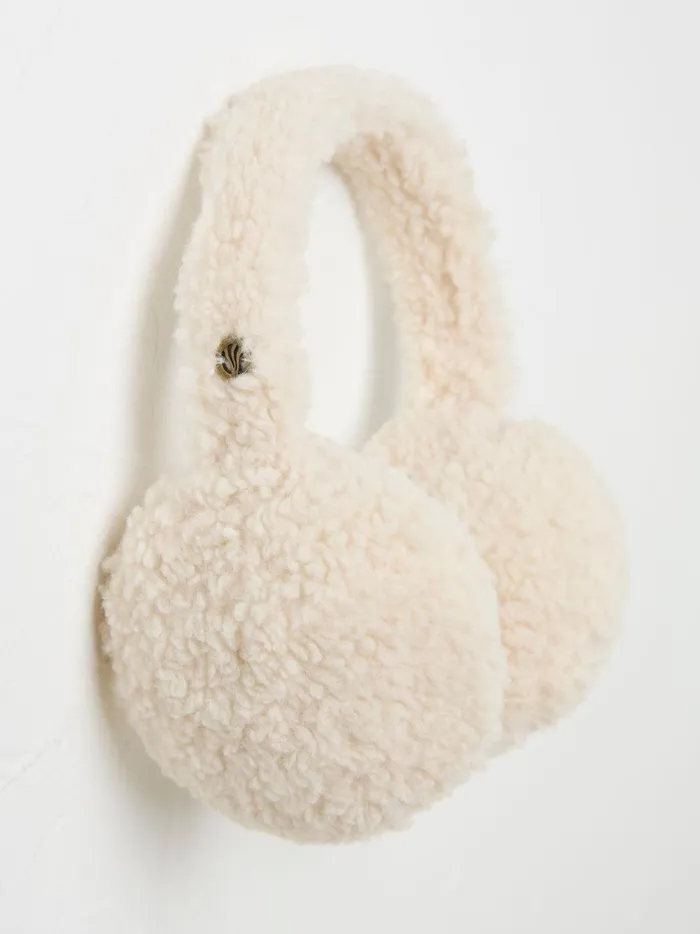 Women Hair Accessories Fat Face Ivory Borg Earmuffs Women Hair Accessories Fat Face Ivory Borg Earmuffs